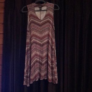 Multicolored Print Dress